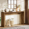 55-Inch Long Console Table Farmhouse Wooden Narrow Entryway Sofa Table for Foyer