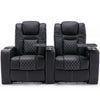 BROADWAY CINEMA 1,2,3,4 SEATER CHAIR BLACK / WHITE WITH TRAY AND WITHOUT TRAY
