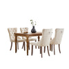 4 Pcs Velvet Dining Chairs High Back Wooden Legs for Home Dining Room Kitchen