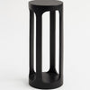 Wooden Round 23" Sofa Side End Table 2 Shelf Bedroom Night Stand Space Saving