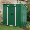 Metal Garden Shed 8 X 4ft Outdoor Yard Storage Tool House WITH FREE BASE & VENT