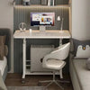 Simple Adjustable Laptop Desk w/ Wheels Movable Bedside Computer Table Portable