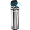 50L Sensor Bin, Stainless Steel Kitchen Bin with Automatic Close