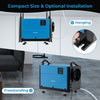 50L/Day Industrial Dehumidifier w/3 Modes & 24H Timer-Blue