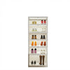 6-Tier Shoe Storage Unit,Foldable Organizer with Transparent Magnetic Doors