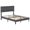 Double Size Linen Fabric Bed Frame-Grey