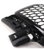 Gloss Black Honeycomb Front Bumper Grille Grill Mesh Fit For Q5 2008-2012