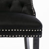 Luxury Grey/BEIGE/BLACK Velvet Bar Stools Kitchen Breakfast Barstools Set of 2 4