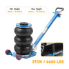 Pneumatic Triple Air Bag Jack Folding Handle 3 Ton 6600 lbs 40cm Car Lift Height