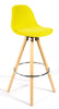 Bar Stools Kitchen Breakfast Chairs Dining Modern Wooden Velvet | Set of 2