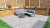Signature Weave Kimmie Grey Outdoor Garden Adjustable Corner Sofa Set RRP £1066