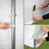 Marquee Party Tent gazebo shelter 3x6 m PE 350 N, white