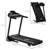 Folding 12km/h Electric Treadmill Running Machine w/ Incline LED Display