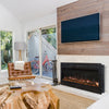 50 Inch Electric Wall Fireplace with 9 LED Flame Effect Timer Remote Home Heater