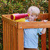 Playhouse 2 Stories w/ Telescope & Bench Little Tikes Real Wood Adventures