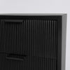 OHS Ribbed Bedside Table Cabinet 3/4/5/6 Draw Nightstand Side Board