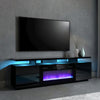 70inch TV Stand Cabinet With Electric Fireplace Unit With LED 12Colour Furniture