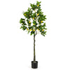 Artificial Lemon Tree 160cm Tall Fake Floor Plant Office Decor with Lemon Fruits