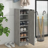 Modern Wooden Narrow 1 Door Hallway Shoe Storage Cabinet Unit Organiser Wood