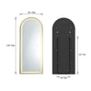 Arched LED Mirror with Touch Control (150x60 cm)