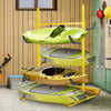 5-Tier Heavy Duty Kayak Storage Rack, Freestanding Paddleboard Organizer