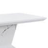 Memphis High Gloss Coffee Table In Vida Marble Effect Glass Top
