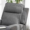 Electric Armchair, Fabric Recliner Chair with USB Port, Charcoal Grey