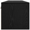 Wall Cabinet Black oak 100 x 36.5 x 35 cm Engineered wood