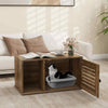 Cat Litter Box Enclosure Hidden Cat Washroom with Winding Entry