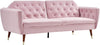 3 Seater Velvet Sofa Bed Click Clack 5 Colour Luxury Button Tufted Sleeper Couch