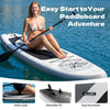 10'6"x33"x6" Inflatable Stand Up Paddle Board for Adults, Ultra-Light Sup Board