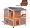 Outdoor Catio Wooden Cat Enclosure Cat House Outdoor Cat Playpen Heated