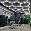 8 HEX Garage LED Lighting Hexagon Light for Home Workshop Gym Lamp Honeycomb NEW