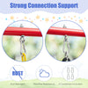 Kids Outdoor Swing Backyard Playground A-Frame Metal 2 seat swing set