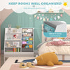 White Bookshelf Storage Shelf For Children's Reading Room Modern Open Storage
