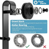 200cm Heavy-Duty Sliding Barn Door Track Kit - Elegant Double Door Solution