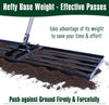 Lawn Leveling Rake 100cm x 25cm Level Lawn Tool with 79" Steel Extended Handle