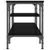 TV Cabinet Black 121x35x45 Engineered Wood& W5P9