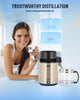 CO-Z 4L 750W Water Distiller Machine Stainless Steel Purifier Distilling Golden
