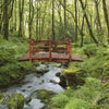 Wooden Bridge Garden Fir Wood Bridge Stable Decorative Bridge with Railing