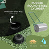 38L Garden Lawn Roller Push Fillable Water or Sand Heavy Duty Green