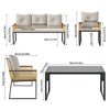 5 Seater Garden Furniture Set Sofa Chairs Coffee Table Outdoor Patio Lounge Sets