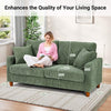 Modern 2/3 Seater Corduroy Sofa Bed with 2 Bolster Home Room Recliner Couch Sofa