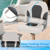 2 Pack Boat Seat Comfy Chair for Sightseeing Boat-Grey