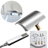 5 Hole Bathroom Bathtub Waterfall Faucet Chrome Tub Sink Mixer Tap &Hand Shower