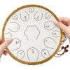 15 Note 13 Inch Drum Rain Drum for Outside Garden Steel Tongue Drum Rain Chime