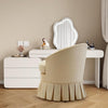 Mid-Century Modern Accent Armchair, Compact Space-Saving Chair 300lb Capacity