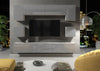 TV Unit Cabinet Wall Unit Cupboard Grey Gloss Living Room Storage TV Set 240cm