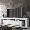 TV Unit 200cm Sideboard Cabinet | Cupboard TV Stand | White High Gloss Doors