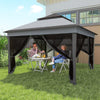 3 x 3(m) Pop Up Gazebo Party Tent with Netting, Height Adjustable